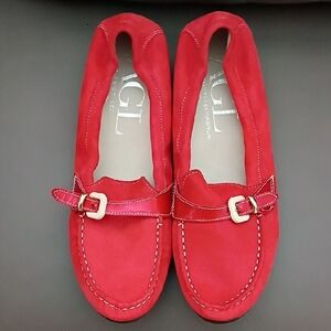 Attilio Giusti Leombruni AGL Suede Leather Loafers
